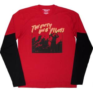 Twenty One Pilots Live Scribble Black & Red S Риза (TOPLLST22MRB01)