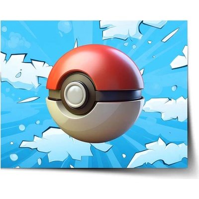 Sablio Plagát Pokemon ball Obloha - 60x40 cm