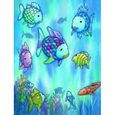 W+G 426 Dětská papírová fototapeta The Rainbow Fish 183 x 254 cm