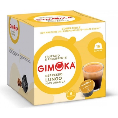 Gimoka Lungo кафе капсули съвместими с Dolce Gusto® 16 бр
