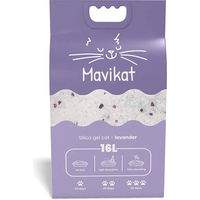 Mavikat Podstielka pre mačku Lavender 16 l