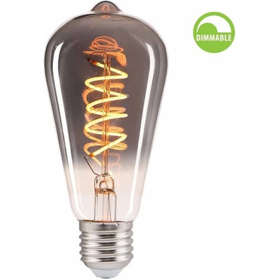 VIVALUX LED КРУШКА VIVALUX FLICK SMOKE LED FILAMENT 4W E27 DIM 100Lm 1800K (VIV004775)