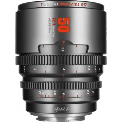 7ArtisansCINE HOPE 50mm T2.1 Sony E šedý