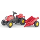 Rolly Toys Šlapací traktor Rolly Zetor s vlečkou červený