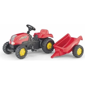 Rolly Toys Šlapací traktor Rolly Zetor s vlečkou červený