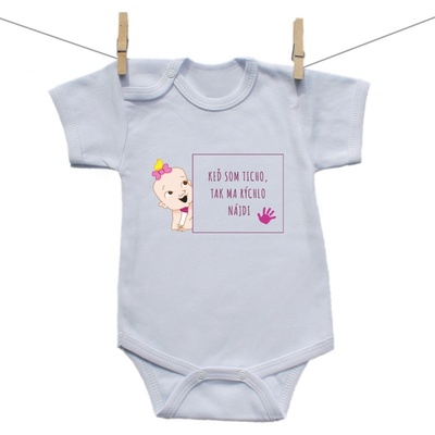 Body s krátkym rukávom Keď som ticho tam ma rýchlo nájdi Dievča