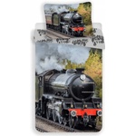 Jerry Fabrics Obliečky Lokomotíva Bavlna 140x200 70x90