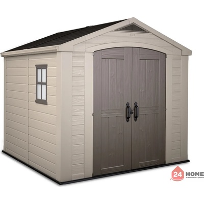 Keter Градинска барака Keter Factor, бежаво-кафява 256x255 см