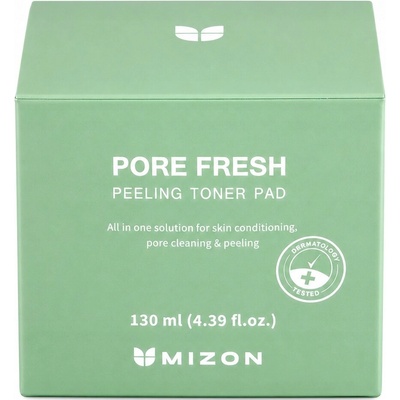 Mizon Pore Fresh peelingové pleťové tampóny pre citlivú pleť so sklonom k akné 60 ks