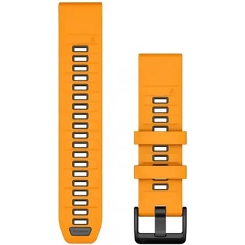 Image 1 of Garmin QuickFit® 22 Spark Orange/Graphite силиконова каишка 010-13392-01 (010-13392-01)
