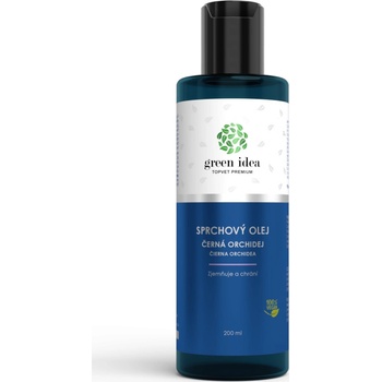 Green idea olej sprchový Černá orchidej 200 ml