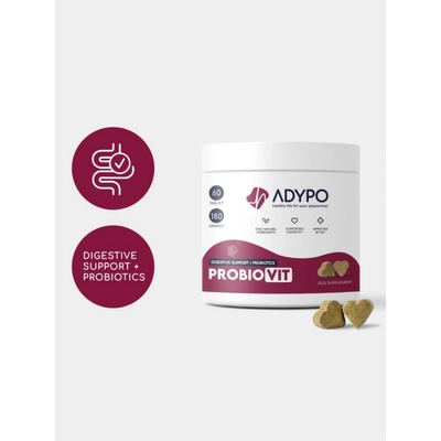 Adypo ProbioVit probiotiká a optimálne zažívanie psa 60 ks 1 ks