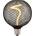 OSRAM LED крушка Osram Globe 125 14 Black DIM 818, E27, 3.5W, 130lm, 1800K