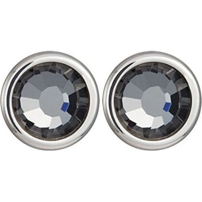 Bohemia Crystal Preciosa náušnice z chirurgickej ocele Carlyn s českým krištáľom chrómové 7235 40