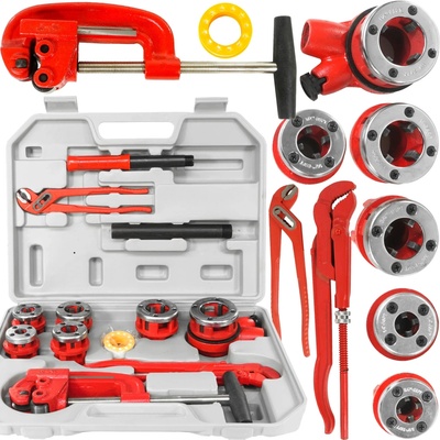 RUČNÍ ZÁVITNICE NA TRUBKY 10 KS 1/4-1 1/14" V07515 – Zboží Mobilmania