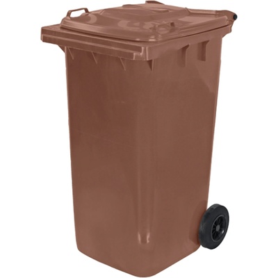 J.A.D. Tools popelnice plastová, 240L, hnědá