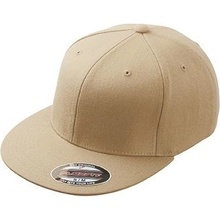Myrtle Beach Flexfit Flatpeak s rovným kšiltem Khaki