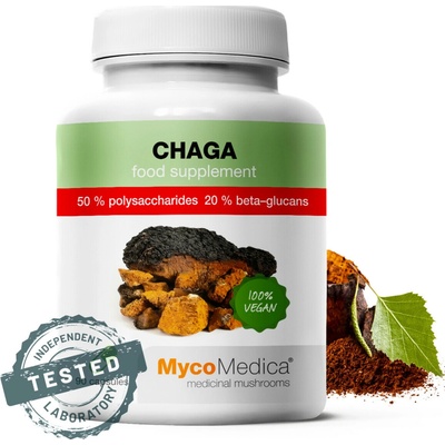 MycoMedica Chaga 50% vegán 90 kapsúl