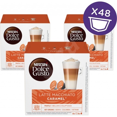 Nescafé dolce Gusto Macchiato Caramel 3 x 16 ks