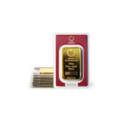 Münze Österreich zlatý slitek set 10 x 100 g