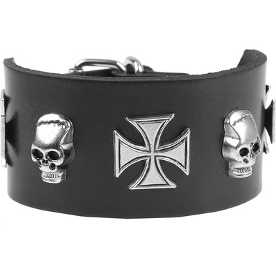 Leather & steel fashion черепи за гривни - lsf1 06-a