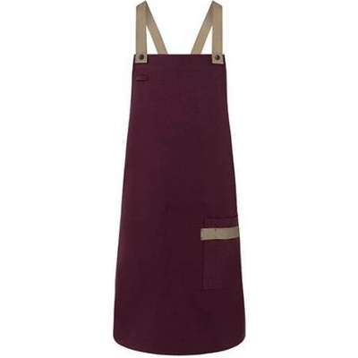 Karlowsky Gastro zástěra KY119 Aubergine 70x85cm