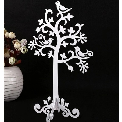 Prosperk stojan na šperky strom 12927 růžová