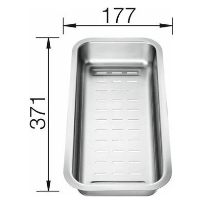 Blanco Miska nerez pro DALAGO- 371x177