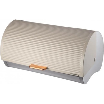 KLAUSBERG Кутия за хляб Klausberg KB 7271, 39 см, Без отпечатъци, Метална, Бежов/сребрист (9999KB7271)