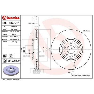 BREMBO 09.D062.11