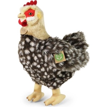 Rappa Плюшена кокошка на петна стояща 33 см с яйце eco-friendly