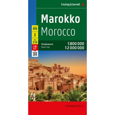 mapa Marokko Maroko 1:800 t.-1:2 mil.