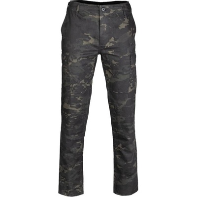 Nohavice Mil-tec US BDU Slim multitarn black