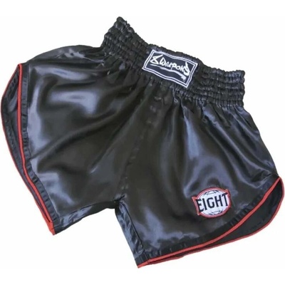 8 Weapons Muay Thai trenky Retro čierne