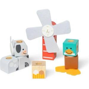 Spin Master Melissa & Doug Blockables строителен комплект Ферма (6074338)