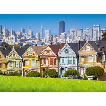 Image 1 of Bluebird Puzzle - Puzzle San Francisco, Painted Ladies 3000 - 3 000 piese