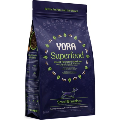 Yora z hmyzu Superfood Adult Small Breeds 4 x 1,5 kg