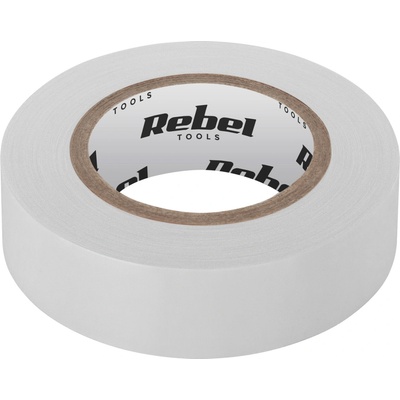 Rebel Izolačná páska 19 mm x 9,15 m biela L-NAR0430