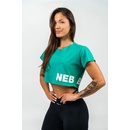 Dámske tričká Nebbia Crop top tričko POWERHOUSE 279 zelený