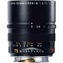 Objektivy Leica M 75mm f/2 aspherical IF