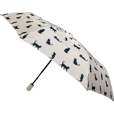 Smati USA9044 deštník automatický Chat Noir béžový