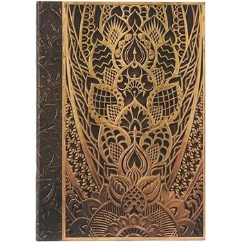 Image 1 of Paperblanks Тефтер The Chanin Rise, Midi, широки редове, твърда корица, 72 листа (PB9604-7)
