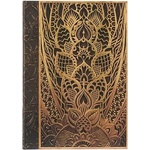 Paperblanks Тефтер The Chanin Rise, Midi, широки редове, твърда корица, 72 листа (PB9604-7)