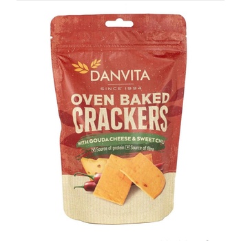 DANVITA крекери с гауда и сладко чили 100 г