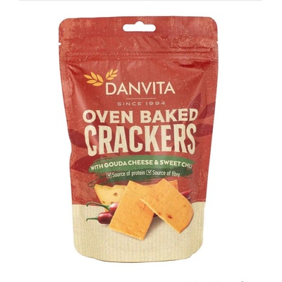 DANVITA крекери с гауда и сладко чили 100 г
