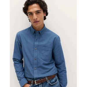Marks & Spencer Риза от чист памук The Ultimate Marks & Spencer oxford blue Marks & Spencer | Sin | МЪЖЕ | M - zoot - 68,43 лв