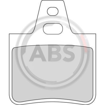 Sada brzdových platničiek kotúčovej brzdy A.B.S. 36129/1