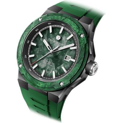 Tsar Bomba Мъжки часовник TSAR BOMBA Electron-Carbon-X II Carbon Fiber Green TB8230-05 (TB8230-05)