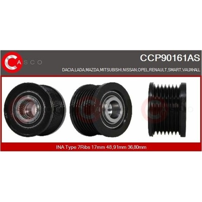 Řemenice, generátor CASCO CCP90161AS