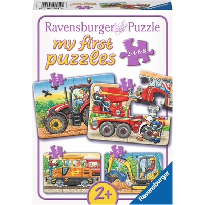 Ravensburger Stavební práce 2/4/6/8 dílků